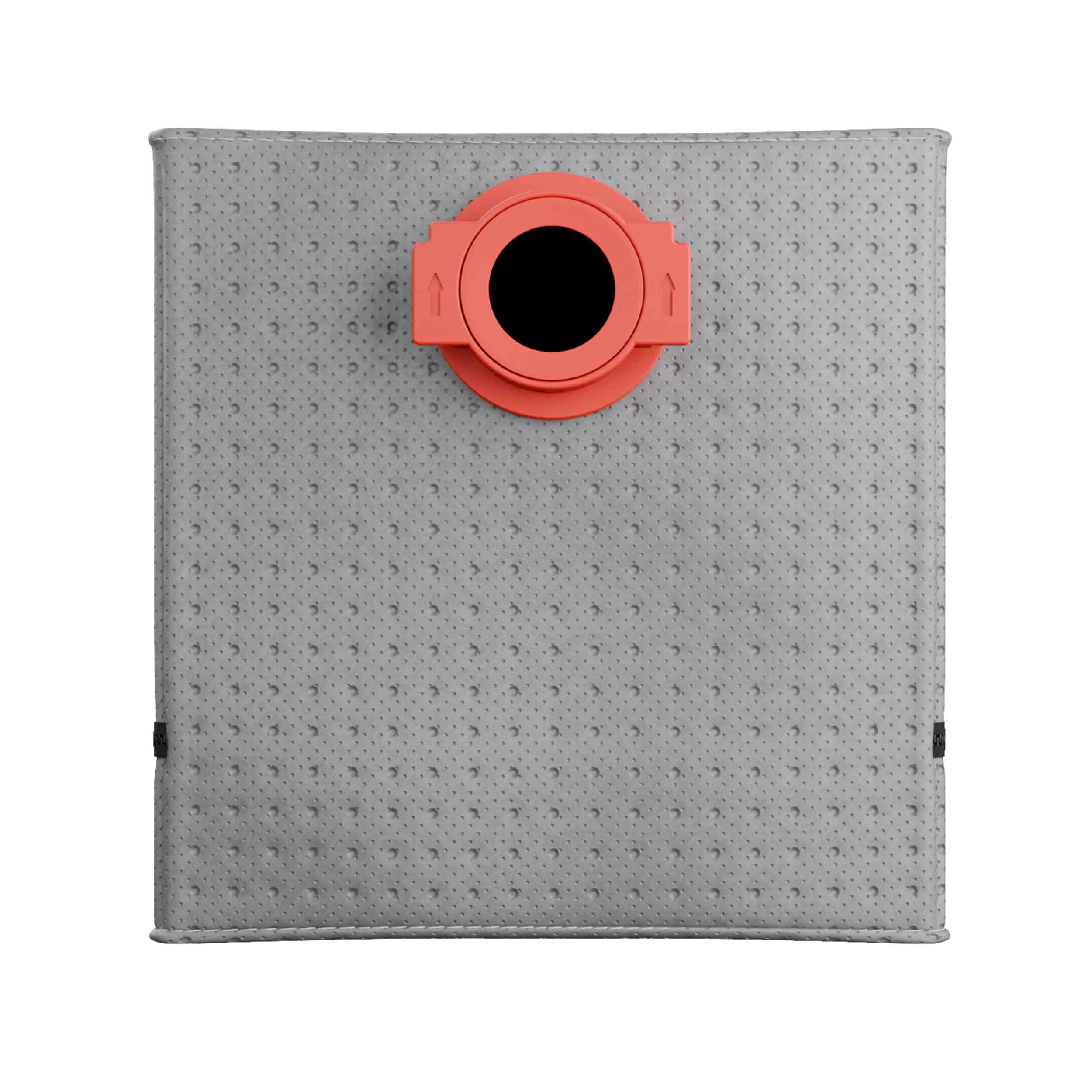 Reusable dust bag for Milwaukee M18 FUEL PACKOUT 2.5 Gallon Wet/Dry Vacuum - front view