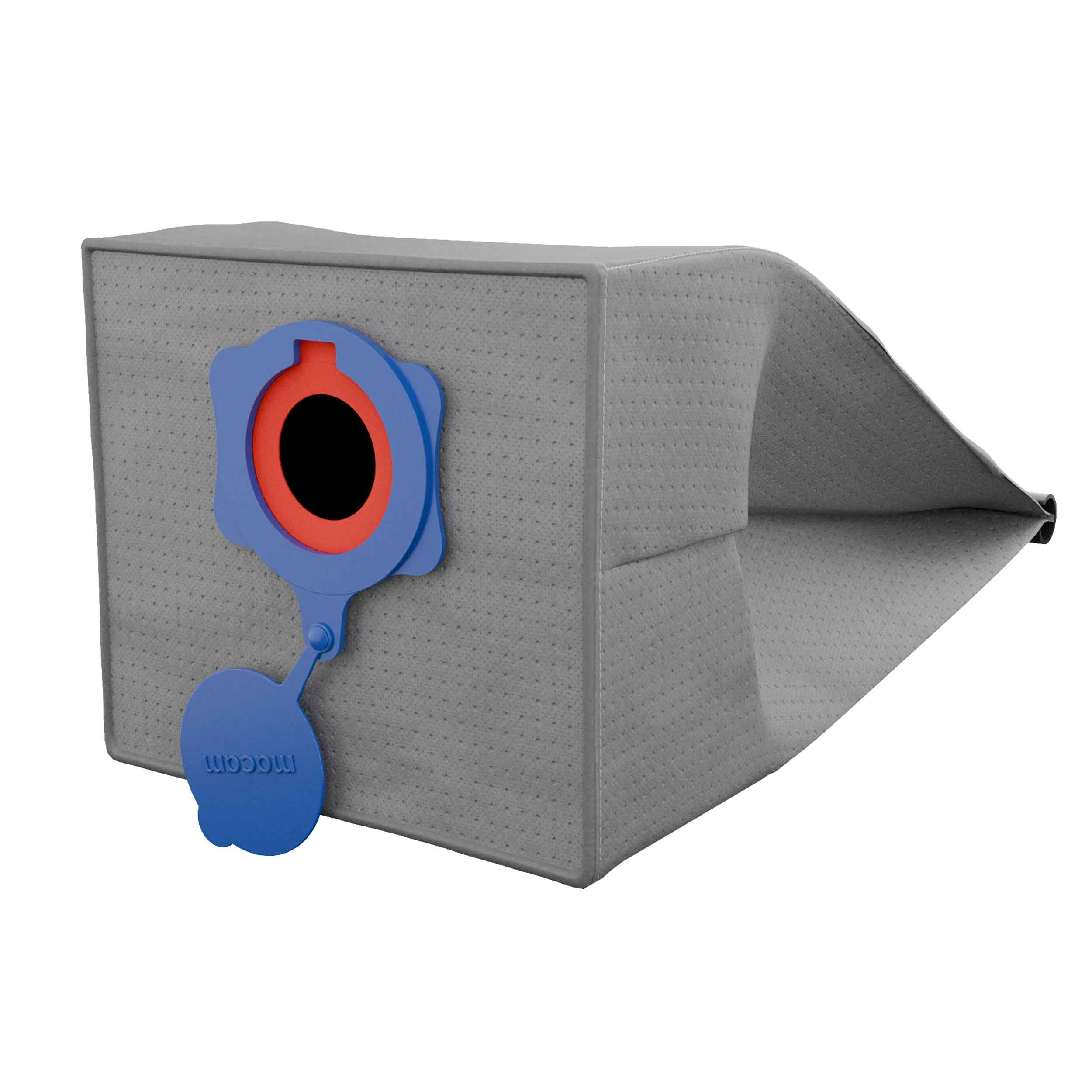 Reusable dust bag for Mirka DE 1230 L PC, 1230 L AFC and 1230 M AFC dust extractors - side view