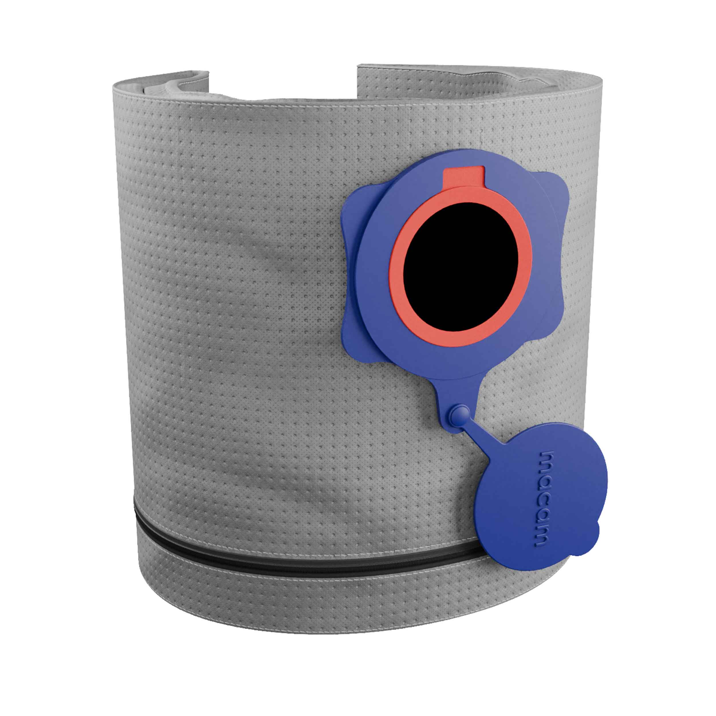 Reusable dust bag for Nilfisk AERO 21-01 PC, 21-01 PC INOX and 21-21 PC dust extractors - side view