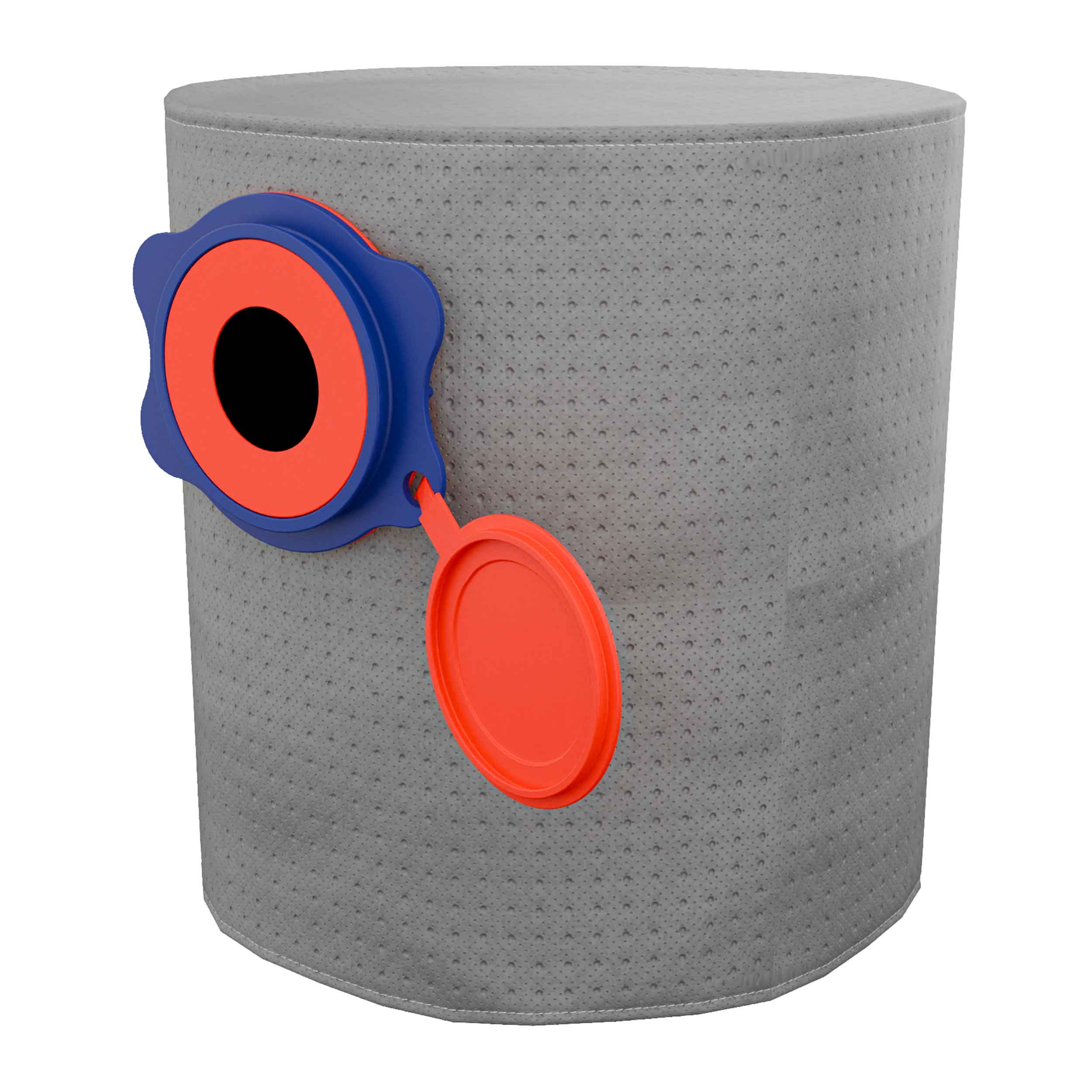 Reusable dust bag for Numatic Henry HVR160, HVR200 and Professional HVR240 - side view