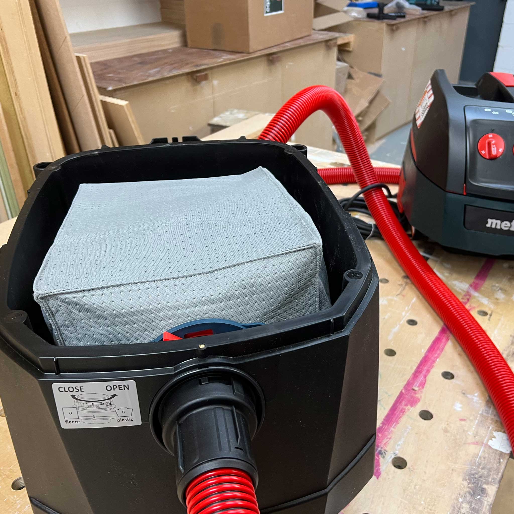 Reusable dust bag for Metabo, Starmix, 3M and BTI, further product detail